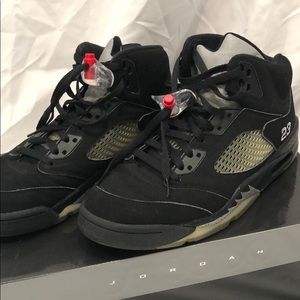 Nike Air Jordan 5 Retro Black/Silver/Red